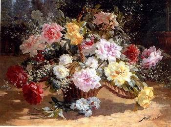 unknow artist Floral, beautiful classical still life of flowers.070 Spain oil painting art